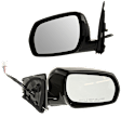 Driver and Passenger Side Mirrors, Power Adjust, Manual Folding, Heated, Paintable, No Signal Light, With memory, No Puddle Light, No Auto-Dimming, No Blind Spot Feature