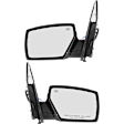 Driver and Passenger Side Mirror, Power Adjust, Heated, Manual Folding, Paintable, No Signal Light, No Memory, No Puddle Light, No Auto-Dim, No Blind Spot Feature