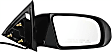 Driver and Passenger Side Mirror, Power Adjust, Non-Heated, Manual Folding, Paintable, No Signal Light, No Memory, No Puddle Light, No Auto-Dimming, No Blind Spot Feature