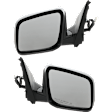 Driver and Passenger Side Mirror, Power Adjust, Heated, Manual Folding, Textured Black, No Signal Light, No Memory, No Puddle Light, No Auto-Dimming, No Blind Spot Feature