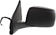 Driver and Passenger Side Mirror, Power Adjust, Heated, Manual Folding, Textured Black, No Signal Light, No Memory, No Puddle Light, No Auto-Dimming, No Blind Spot Feature