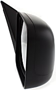 Driver and Passenger Side Mirror, Power Adjust, Heated, Manual Folding, Textured Black, No Signal Light, No Memory, No Puddle Light, No Auto-Dimming, No Blind Spot Feature