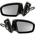 Driver and Passenger Side Mirrors, Power, Manual Folding, Heated, Paintable, No Signal Light, No Memory, No Puddle Light, No Auto-Dimming, No Blind Spot Feature