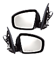 Driver and Passenger Side Mirrors, Power, Manual Folding, Heated, Paintable, No Signal Light, With memory, No Puddle Light, No Auto-Dimming, No Blind Spot Feature