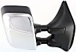 2005 Nissan Titan - Driver and Passenger Side Towing Mirror, For Models With  Package, Power Adjust, Heated, Chrome, Manual Folding, No Signal Light, With Blind Spot Glass, With Memory, No Puddle Light, No Auto-Dimming