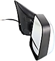 2005 Nissan Titan - Driver and Passenger Side Towing Mirror, For Models With  Package, Power Adjust, Heated, Chrome, Manual Folding, No Signal Light, With Blind Spot Glass, With Memory, No Puddle Light, No Auto-Dimming