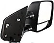 2005 Nissan Titan - Driver and Passenger Side Towing Mirror, For Models With  Package, Power Adjust, Heated, Chrome, Manual Folding, No Signal Light, With Blind Spot Glass, With Memory, No Puddle Light, No Auto-Dimming