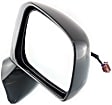 Driver and Passenger Side Mirror, Power Adjust, Non-Heated, Manual Folding, Paintable, No Signal Light, No Memory, No Puddle Light, No Auto-Dim, No Blind Spot Feature