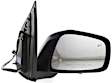 2011 Nissan Xterra PRO-4X - Driver and Passenger Side Mirror, Power Adjust, Heated, Paintable, Manual Folding, No Signal Light, No Blind Spot Feature, With Memory, No Puddle Light, No Auto-Dimming, Sport Utility
