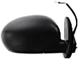 Driver and Passenger Side Mirrors, Power Adjust, Manual Folding, Heated, Textured Black, No Signal Light, No Memory, No Puddle Light, No Auto-Dimming, No Blind Spot Feature