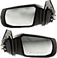 Coupe Driver and Passenger Side Mirror, Power Adjust, Non-Heated, Manual Folding, Paintable, No Signal Light, No Memory, No Puddle Light, No Auto-Dim, No Blind Spot Feature