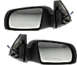 Coupe Driver and Passenger Side Mirror, Power Adjust, Heated, Manual Folding, Paintable, In-housing Signal Light, Without Memory Recall, No Puddle Light, No Auto-Dimming, No Blind Spot Feature