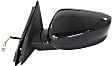 Driver and Passenger Side Mirror, Power Adjust, Non-Heated, Manual Folding, Paintable, No Signal Light, With Memory, No Puddle Light, No Auto-Dim, No Blind Spot Feature
