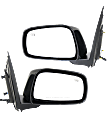 2006 Nissan Frontier - Driver and Passenger Side Mirror, Power Adjust, Heated, Paintable, Manual Folding, No Signal Light, No Blind Spot Feature, Without Memory Recall, No Puddle Light, No Auto-Dimming