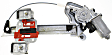 Rear, Driver and Passenger Side Power Window Regulator, With Motor