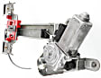 Rear, Driver and Passenger Side Power Window Regulator, With Motor