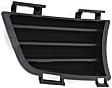 Front, Driver and Passenger Side, Outer, Lower Bumper Grilles, Black