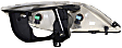 2003-2005 Pontiac Sunfire - Driver and Passenger Side Halogen Headlight, With bulb(s), OE Replacement