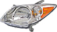 2005-2008 Pontiac Vibe - Driver and Passenger Side Halogen Headlight, With bulb(s), OE Replacement
