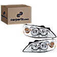 2006 Pontiac G6 - Driver and Passenger Side Halogen Headlight, With bulb(s), OE Replacement