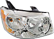 Driver and Passenger Side Halogen Headlight, With bulb(s), OE Replacement