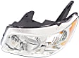 Driver and Passenger Side Halogen Headlight, With bulb(s), OE Replacement