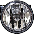 Front, Driver and Passenger Side Fog Lights, With Bulb(s), Halogen, With Mounting Bracket