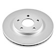 SET-P15AR82116EVC-2 Front Brake Disc, Geomet Coated, Plain Surface, Vented, 5 Lugs, Evolution Geomet Coated High Carbon