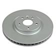 SET-P15AR82125EVC-2 Front Brake Disc, Geomet Coated, Plain Surface, Vented, 5 Lugs, Evolution Geomet Coated High Carbon