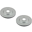 SET-P15AR82126EVC-2 Front Brake Disc, Geomet Coated, Plain Surface, Vented, 5 Lugs, Evolution Geomet Coated High Carbon
