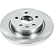 2015 Chevrolet Sonic - Rear Brake Disc, Natural Finish, Plain Surface, Vented, 5 Lugs, 1.8L 4Cyl, Autospecialty By Powerstop