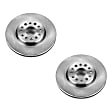 2020 Chevrolet Traverse - Front Brake Disc, Natural Finish, Plain Surface, Vented, 6 Lugs, 3.6L 6Cyl, Autospecialty By Powerstop