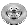 2020 Chevrolet Traverse - Front Brake Disc, Natural Finish, Plain Surface, Vented, 6 Lugs, 3.6L 6Cyl, Autospecialty By Powerstop