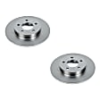 2004 Buick LeSabre - Rear Brake Disc, Plain Surface, Vented, 5 Lugs, 3.8L 6Cyl, Autospecialty By Powerstop