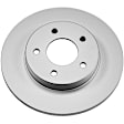 SET-P15AR8245EVC-2 Rear Brake Disc, Geomet Coated, Plain Surface, Solid, 5 Lugs, Evolution Geomet Coated High Carbon