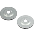 SET-P15AR8260EVC Front Brake Disc, Geomet Coated, Plain Surface, Vented, 5 Lugs, 325.12 mm, Evolution Geomet Coated High Carbon
