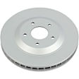 SET-P15AR8260EVC Front Brake Disc, Geomet Coated, Plain Surface, Vented, 5 Lugs, 325.12 mm, Evolution Geomet Coated High Carbon
