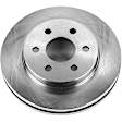 SET-P15AR8263-2 Front Brake Disc, Natural Finish, Plain Surface, Vented, 6 Lugs, 4.6L, 8Cyl, Autospecialty By Powerstop