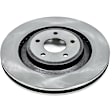 SET-P15AR83073-2 Front Brake Disc, Natural Finish, Plain Surface, Vented, 5 Lugs, Autospecialty By Powerstop