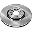 SET-P15AR83087-2 Front Brake Disc, Natural Finish, Plain Surface, Vented, 5 Lugs, Autospecialty By Powerstop