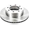 2022 Ram 2500 - Front Brake Disc, Natural Finish, Plain Surface, Vented, 8 Lugs, 6.4L 8Cyl, Autospecialty By Powerstop