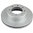 SET-P15AR8373EVC-2 Front Brake Disc, Geomet Coated, Plain Surface, Vented, 8 Lugs, Evolution Geomet Coated High Carbon