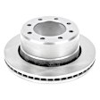 SET-P15AR8374-2 Rear Brake Disc, Natural Finish, Plain Surface, Vented, 8 Lugs, Autospecialty By Powerstop