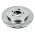 SET-P15AR85104-2 Rear Brake Disc, Natural Finish, Plain Surface, Vented, 5 Lugs, Autospecialty By Powerstop