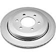 SET-P15AR85124EVC-2 Rear Brake Disc, Geomet Coated, Plain Surface, Vented, 6 Lugs, Evolution Geomet Coated High Carbon