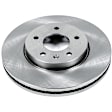 SET-P15AR8667-2 Front Brake Disc, Natural Finish, Plain Surface, Vented, 5 Lugs, Autospecialty By Powerstop