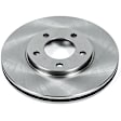 SET-P15AR8721-2 Front Brake Disc, Natural Finish, Plain Surface, Vented, 5 Lugs, Autospecialty By Powerstop