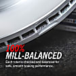 2017 Ram 1500 Tradesman 6 Cyl 3.6L - Brake Disc, Plain Surface, Vented, 5 Lugs, 5.7L 8Cyl, Autospecialty By Powerstop