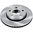 SET-P15AR8780-2 Front Brake Disc, Natural Finish, Plain Surface, Vented, 5 Lugs, Autospecialty By Powerstop