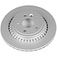 SET-P15EBR1284EVC-2 Rear Brake Disc, Geomet Coated, Plain Surface, Vented, 5 Lugs, Evolution Geomet Coated High Carbon